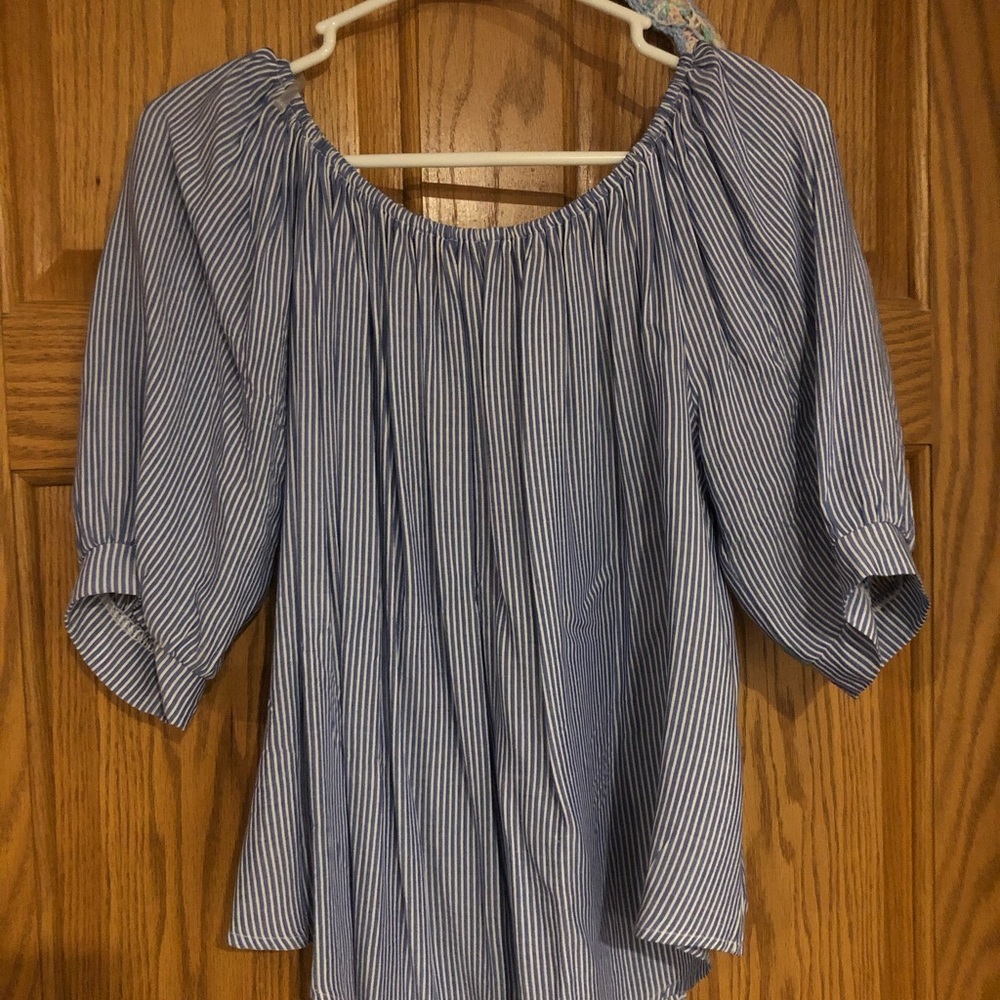 Soft off the shoulder shirt